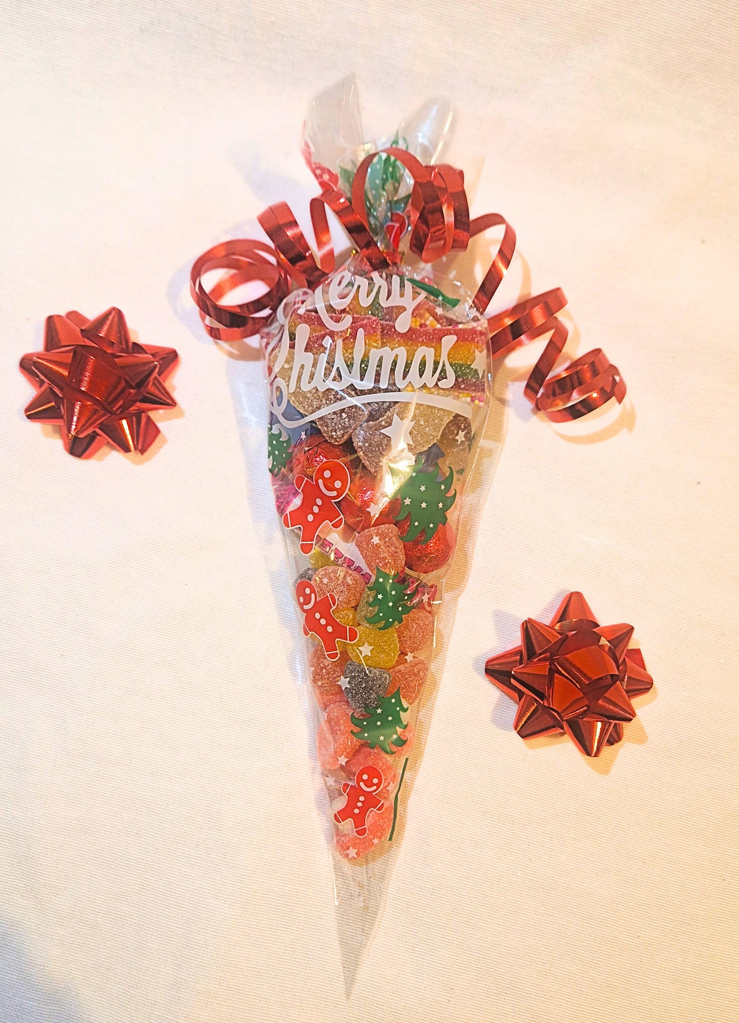 Christmas Cones with Personal SANTA Letter